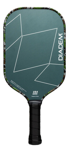 Paleta De Pickleball Diadem First Responder 16mm Color Verde