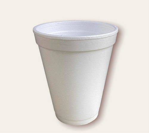 Vaso Térmico Desech. O Vaso De Plumavit De 300 Ml. 100 Unids