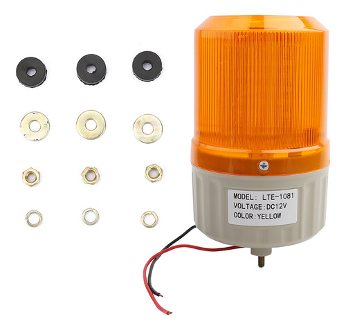 Luz De Advertencia, Lámpara De Alarma Con Flash De 12 V Dc,