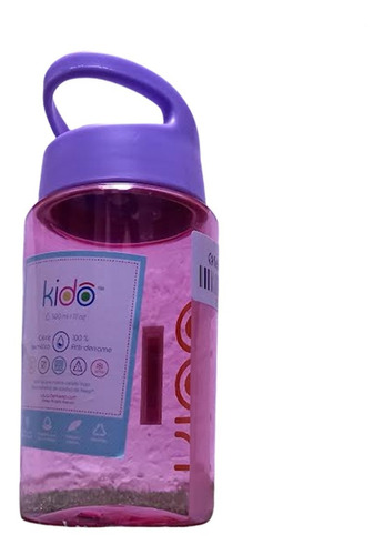 Botella Infantil Antiderrame Kido Tritan 500ml Colores Febo