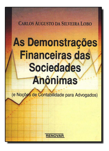 Demonstrações Financeiras Das Sociedades Anônimas E Noç, De Carlos Augusto Da Silveira Lobo. Editora Renovar, Capa Mole Em Português