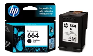 Tinta Hp 664 Negro Deskjet Ink Advantage 1115/2134/2675