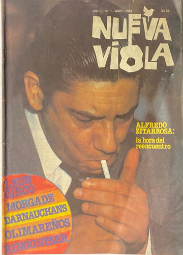 Nueva Viola, Nº 1, Alfredo Zitarrosa, 48 Pág, 1984, F21b7