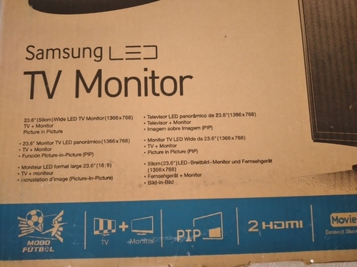 Imagen 7 de 9 de Monitor Televisor Samsung De 24