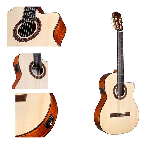 Cordoba C5-ce Sp Guitarra Electroacustica  + Rocker Music