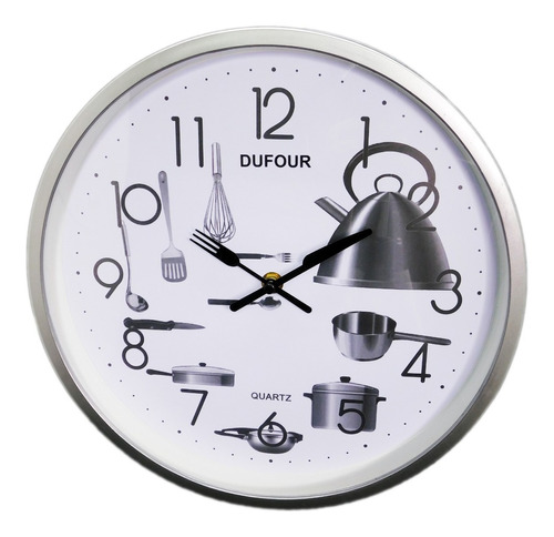 Reloj De Pared Dufour D037 Deco Cocina Joyeria Esponda