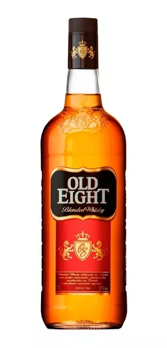 Imagem 1 de 9 de Whisky Old Eight Blended Uísque Original Garrafa 1 Litro