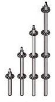 Andamios Piezas Pie Vertical 2 Mt Galvani. Tipo Layher,