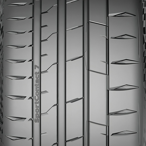 Kit 2 Pneus 245/45R18 Continental SportContact 7 100Y Aro 18