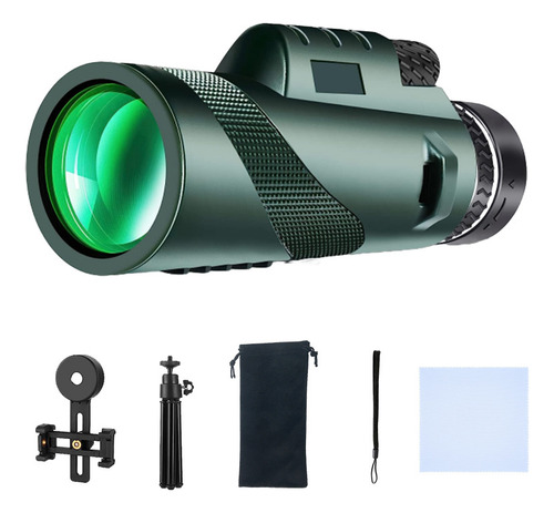 Zoom Binocular Portátil Monocular Con Trípode 80x100