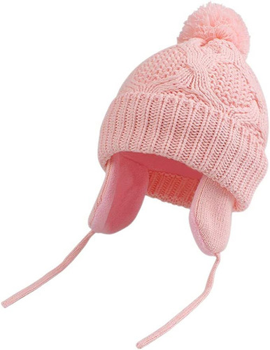 Bamery Gorro De Ganchillo Para Bebé Niña Con Solapa Para .