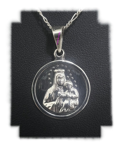 Medalla  Virgen Del Carmen En Plata 925