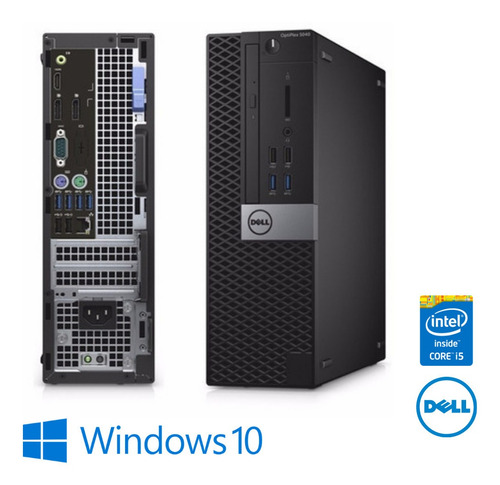 Imagem 2 de 4 de Pc Desktop Dell I5 6th 4gb Hd 500 Win10 Pró Displayport !