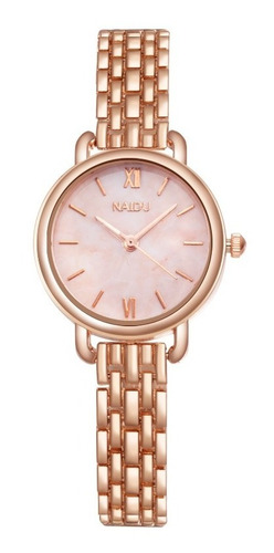 Reloj Mujer Metal Marmol Regalo Elegante Petite B276