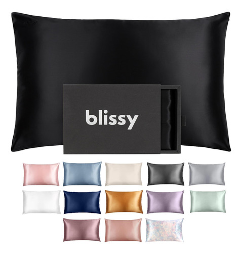 Funda De Almohada De Seda Blissy - Seda 100% Pura De Morera