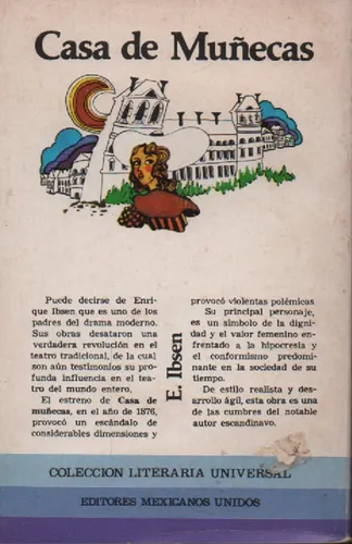 Casa De Muñecas Henrik Ibsen (Usado)