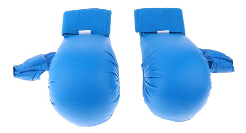 1 Par Guantes Cuero Karate Sparring Mma Artes L Azul