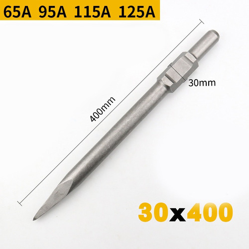 2pc Cincel De Hormigón De 1-1/8 Hexágono 40cm