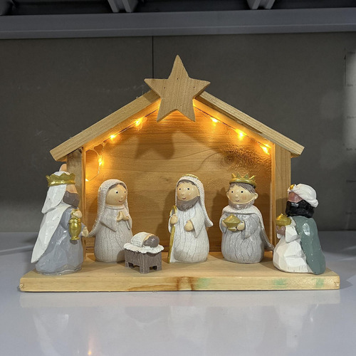 Estatua De De Navidad, Figura Del Nacimiento De Jesús Con