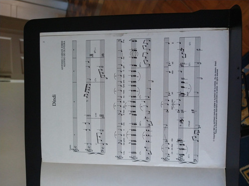 Dindi Partitura Para Canto E Piano Tom Jobim (Usado)