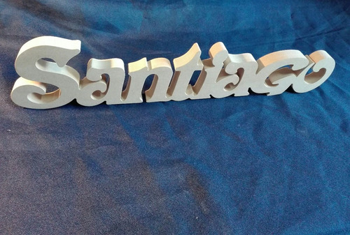 Letras Nombres En Mdf Corporeas 40cm Largo.