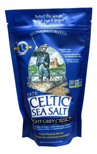 Sal Marina Gruesa Natural Celtic Sea Salt 454gr