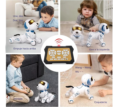 Perro Robot De Control Remoto Inteligente Para Niños