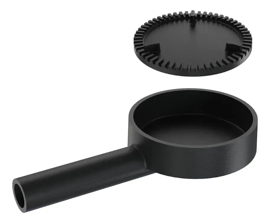 Queimador Simples Completo Fogão Industrial Ferro N02 11cm