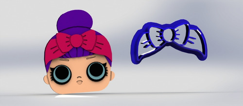 Imagem 1 de 4 de Cortadores Kit Lol Surprise - 6 E 4,7 Cm
