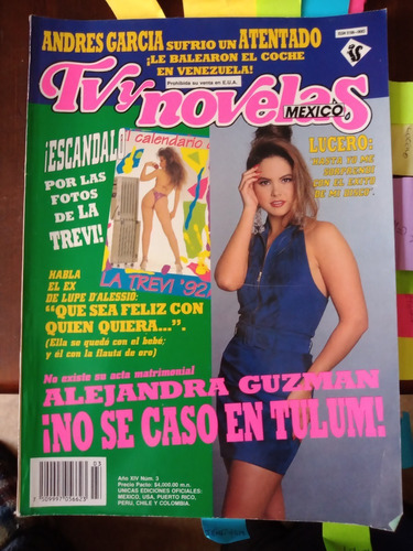 Lucero En Revista Tvynovelas Andres Garcia, Gloria Trevi
