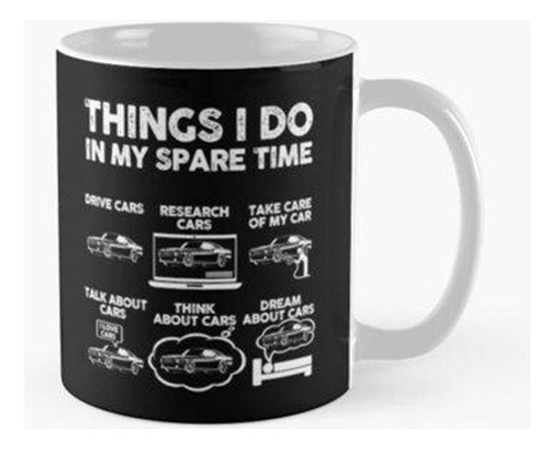 Taza Cosas Que Hago En Mi Tiempo Libre Classic Mustang Funny