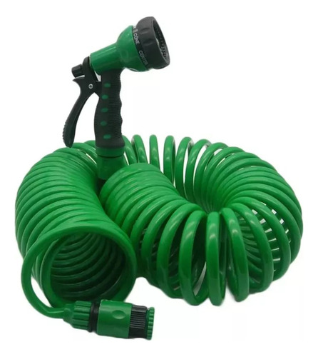 Manguera Espiral 30m Con Pistola Rociador Jardin Camping