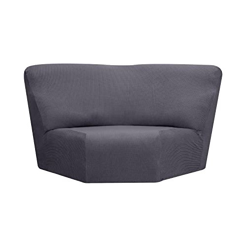 Cubierta Sofá Esquinero Velvet Stretch (gris Oscuro)