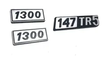 Comprar Kit Insignias Emblema Fiat 147 Sorpasso 1300 Original Epoca