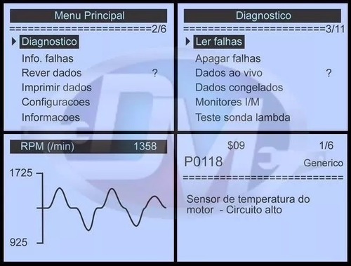 Imagem 8 de 8 de Leitor De Dados Scanner Português Obdii