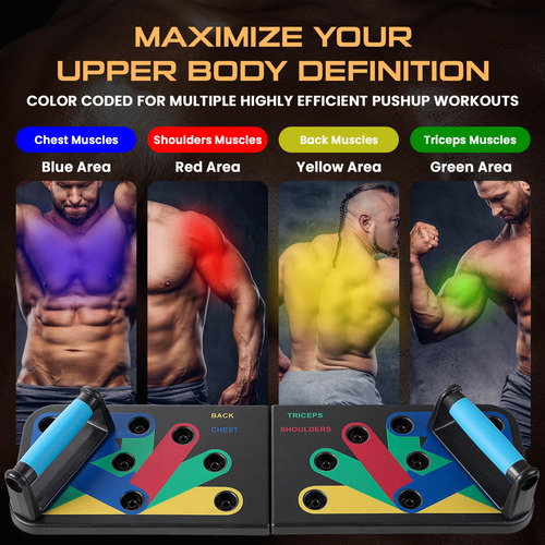 Tablero De Flexiones 9 En 1 Para Hombres Y Mujeres