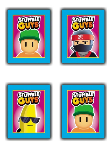 Figuritas Stumble Guys - Pack X 80 Sobres - Original