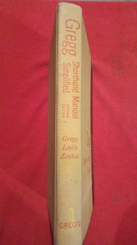 Gregg Shorthand Manual Simplified Mc Graw Hill (Usado)