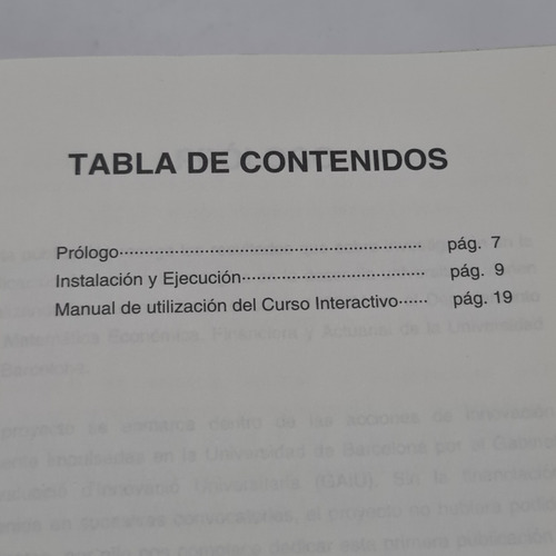 Curso Interactivo De Matemática Financiera Antonio Alegre (Usado)