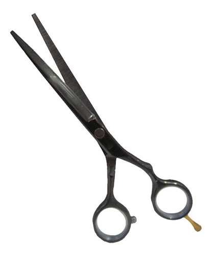 Tijera De Corte Filo Dulce Negra Profesional 5,5 Pulgadas