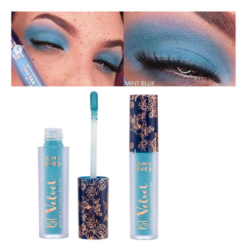 Bruna Tavares Bt Velvet Primer Sombra Líquida Mintblue +brin