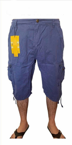 Bermuda Cargo Hombre Varon Gabardina