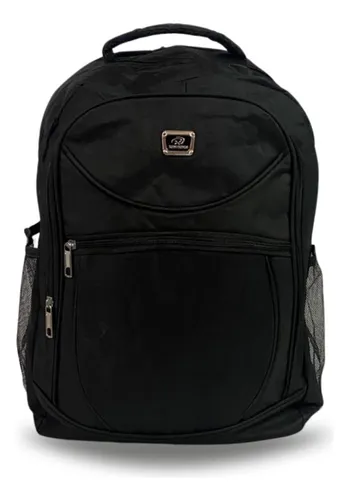Mochila Espa osa Conforto Resistente Escolar Trabalho Cor Preto