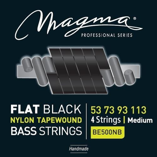 Cuerdas Magma Bajo Flat Black Nylon 0.53-113 Be500nb 