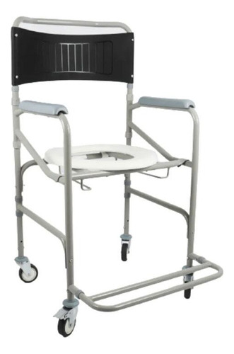 Cadeira Higiênica Dobrável Aço D40 120kg - Dellamed