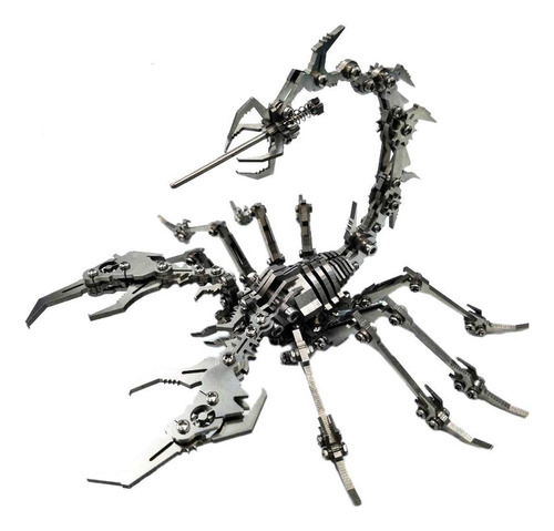 Juego De Maquetas Puosuo 3d Metal Puzle Scorpion Diy, Puzzle