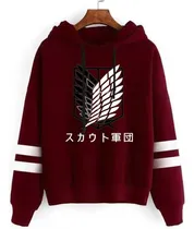 Comprar Attack On Titan Hoodies Sudadera Holgada Hombre Anime Hoody