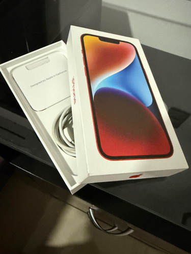 Apple iPhone 14, 256gb, Color Rojo, (product Red) Esim (Usado)