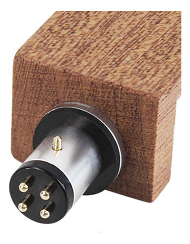 Tocadiscos Headshell Accesorio De Madera Phono Lp Audio
