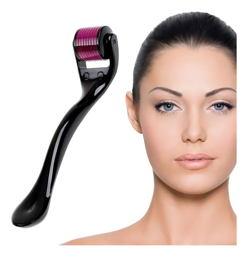 Dermaroller Facial Derma Roller Barba 0.5mm Regenerador Piel